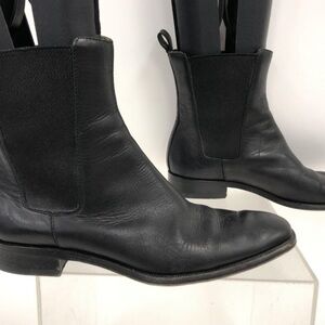 Gucci Chelsea Black Leather Boots